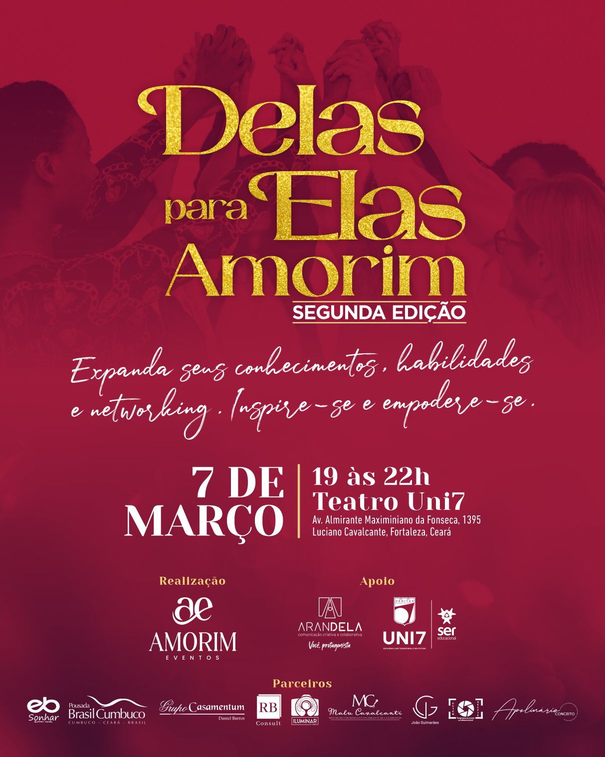 Evento “Delas para Elas Amorim” capacita e empodera mulheres empreendedoras em Fortaleza